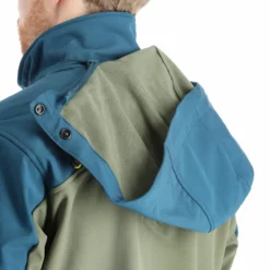 Kilpi, Ravio-M Softshell Ski-jas Heren Khaki Groen -XUEFENG EXTREME OUTFIT kilpi ravio m ac softshell jas heren khaki groen AC11kil108d BI 08