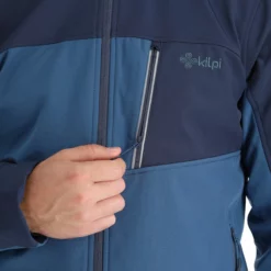 Kilpi, Ravio-M Softshell Ski-jas Grote Maten Heren Dark Blauw -XUEFENG EXTREME OUTFIT kilpi ravio m ac softshell jas plus size heren dark blauw 22kilpi161v1 BI 09