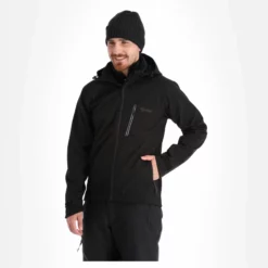 Kilpi, Ravio-M Softshell Ski-jas Grote Maten Heren Zwart
