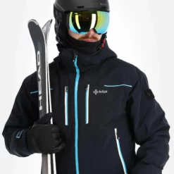 Kilpi, Team Jacket-M Ski-jas Heren Zwart -XUEFENG EXTREME OUTFIT kilpi team jacket m aa jas gevoerd heren zwart 22kilpi134v1 BI 05