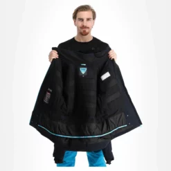 Kilpi, Team Jacket-M Ski-jas Heren Zwart -XUEFENG EXTREME OUTFIT kilpi team jacket m aa jas gevoerd heren zwart 22kilpi134v1 BI 06