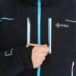 Kilpi, Team Jacket-M Ski-jas Heren Zwart -XUEFENG EXTREME OUTFIT kilpi team jacket m aa jas gevoerd heren zwart 22kilpi134v1 BI 13