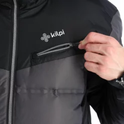 Kilpi, Teddy-M Ski-jas Heren Dark Grijs -XUEFENG EXTREME OUTFIT kilpi teddy m aa jas gevoerd heren dark grijs 22kilpi139v2 BI 10