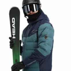 Kilpi, Teddy-M Ski-jas Heren Dark Groen -XUEFENG EXTREME OUTFIT kilpi teddy m aa jas gevoerd heren dark groen 22kilpi139v1 BI 05