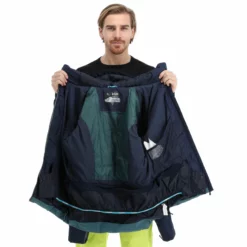 Kilpi, Teddy-M Ski-jas Heren Dark Groen -XUEFENG EXTREME OUTFIT kilpi teddy m aa jas gevoerd heren dark groen 22kilpi139v1 BI 06