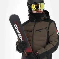 Luhta, Aakenustunturi Ski-jas Heren Dark Olive Groen -XUEFENG EXTREME OUTFIT luhta aakenustunturi aa jas gevoerd heren dark olive groen 22luhta136v2 BI 05