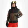 Luhta, Ahmo Ski-jas Heren Dark Olive Groen -XUEFENG EXTREME OUTFIT luhta ahmo aa jas gevoerd heren dark olive groen 22luhta132v1 BI 02