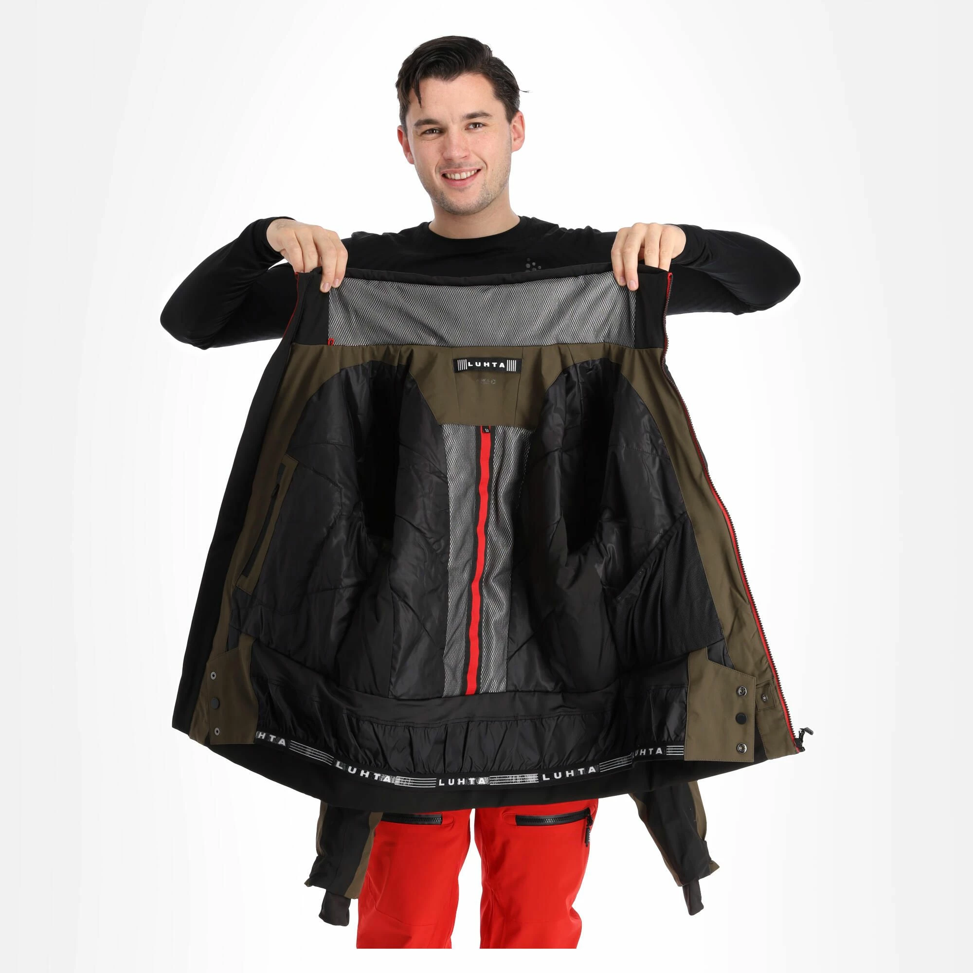 Luhta, Ahmo Ski-jas Heren Dark Olive Groen 7 Luhta, Ahmo Ski-jas Heren Dark Olive Groen - Afbeelding 5