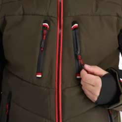 Luhta, Ahvennus Ski-jas Heren Dark Olive Groen -XUEFENG EXTREME OUTFIT luhta ahvennus aa jas gevoerd heren dark olive groen 22luhta131v1 BI 11