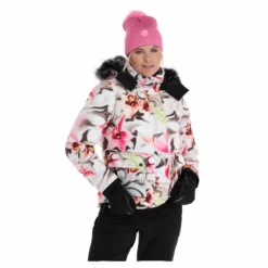 Luhta, Annala Ski-jas Dames Print Multicolor -XUEFENG EXTREME OUTFIT luhta annala aa jas gevoerd dames print multicolor 22luhta129v1 BI 04