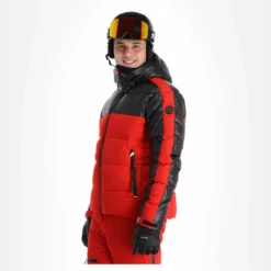 Luhta, Aska Ski-jas Heren Cranberry Rood -XUEFENG EXTREME OUTFIT luhta aska aa jas gevoerd heren cranberry rood 22luhta133v2 BI 05