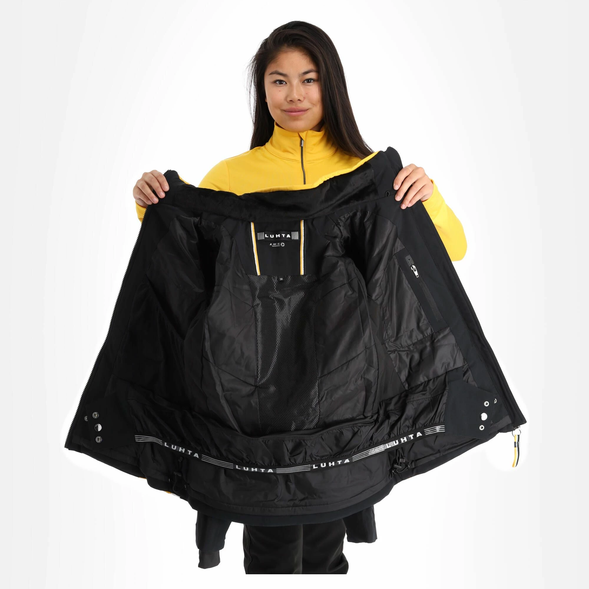 Luhta, Hanhimaa Ski-jas Dames Zwart 7 Luhta, Hanhimaa Ski-jas Dames Zwart - Afbeelding 5