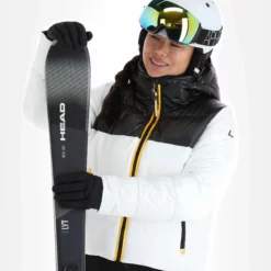 Luhta, Hanhivaara Ski-jas Dames Optic Wit -XUEFENG EXTREME OUTFIT luhta hanhivaara aa jas gevoerd dames optic wit 22luhta130v2 BI 05