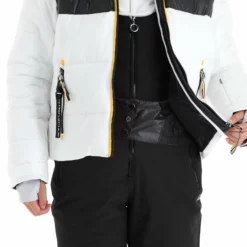 Luhta, Hanhivaara Ski-jas Dames Optic Wit -XUEFENG EXTREME OUTFIT luhta hanhivaara aa jas gevoerd dames optic wit 22luhta130v2 BI 11