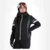 Luhta, Hietanen Ski-jas Dames Zwart 1 Luhta, Hietanen Ski-jas Dames Zwart -XUEFENG EXTREME OUTFIT luhta hietanen aa jas gevoerd dames zwart 22luhta117v3 BI 02