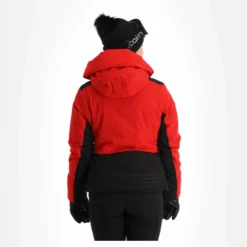 Luhta, Hookana Ski-jas Dames Cranberry Rood -XUEFENG EXTREME OUTFIT luhta hookana aa jas gevoerd dames cranberry rood 22luhta118v1 BI 03