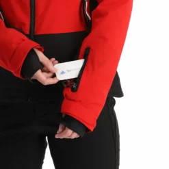 Luhta, Hookana Ski-jas Dames Cranberry Rood -XUEFENG EXTREME OUTFIT luhta hookana aa jas gevoerd dames cranberry rood 22luhta118v1 BI 08