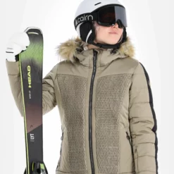 Luhta, Kaavi Ski-jas Dames Beige -XUEFENG EXTREME OUTFIT luhta kaavi aa jas gevoerd dames beige 22luhta124v2 BI 05