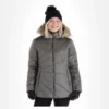 Luhta, Kanavansuu Ski-jas Dames Beige -XUEFENG EXTREME OUTFIT luhta kanavansuu aa jas gevoerd dames beige 22luhta125v1 BI 02