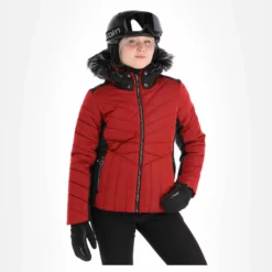 Luhta, Katinen Ski-jas Dames Cranberry Rood -XUEFENG EXTREME OUTFIT luhta katinen aa jas gevoerd dames cranberry rood 22luhta126v1 BI 04