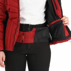 Luhta, Katinen Ski-jas Dames Cranberry Rood -XUEFENG EXTREME OUTFIT luhta katinen aa jas gevoerd dames cranberry rood 22luhta126v1 BI 08
