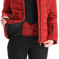 Luhta, Lainiotunturi Ski-jas Dames CRANBERRY Rood -XUEFENG EXTREME OUTFIT luhta lainiotunturi aa jas gevoerd dames cranberry rood AA21luh104d BI 09