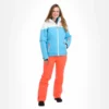 Maier Sports, Coral Flash Ski-jas Dames Cyan Blauw -XUEFENG EXTREME OUTFIT maier sports coral flash ski jas dames cyan blauw AA20mai020a BI 01