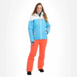 Maier Sports, Coral Flash Ski-jas Dames Cyan Blauw