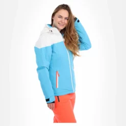 Maier Sports, Coral Flash Ski-jas Dames Cyan Blauw -XUEFENG EXTREME OUTFIT maier sports coral flash ski jas dames cyan blauw AA20mai020a BI 04