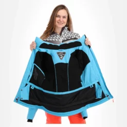 Maier Sports, Coral Flash Ski-jas Dames Cyan Blauw -XUEFENG EXTREME OUTFIT maier sports coral flash ski jas dames cyan blauw AA20mai020a BI 05