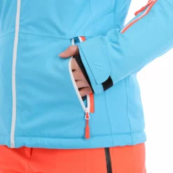 Maier Sports, Coral Flash Ski-jas Dames Cyan Blauw -XUEFENG EXTREME OUTFIT maier sports coral flash ski jas dames cyan blauw AA20mai020a BI 09
