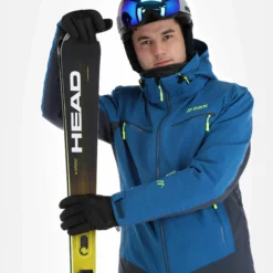 Maier Sports, Fast Motion Ski-jas Heren Graphite Grijs -XUEFENG EXTREME OUTFIT maier sports fast motion aa jas gevoerd heren graphite grijs 22maier104v1 BI 05