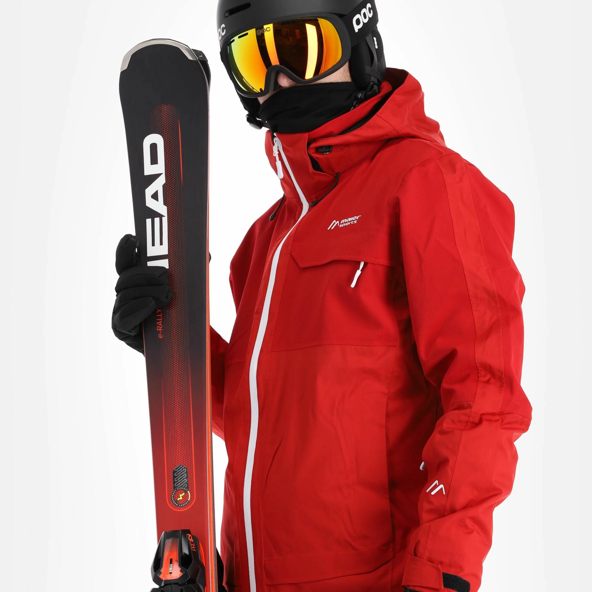 Maier Sports, Timo Ski-jas Heren Chili Pepper Rood 6 Maier Sports, Timo Ski-jas Heren Chili Pepper Rood - Afbeelding 4
