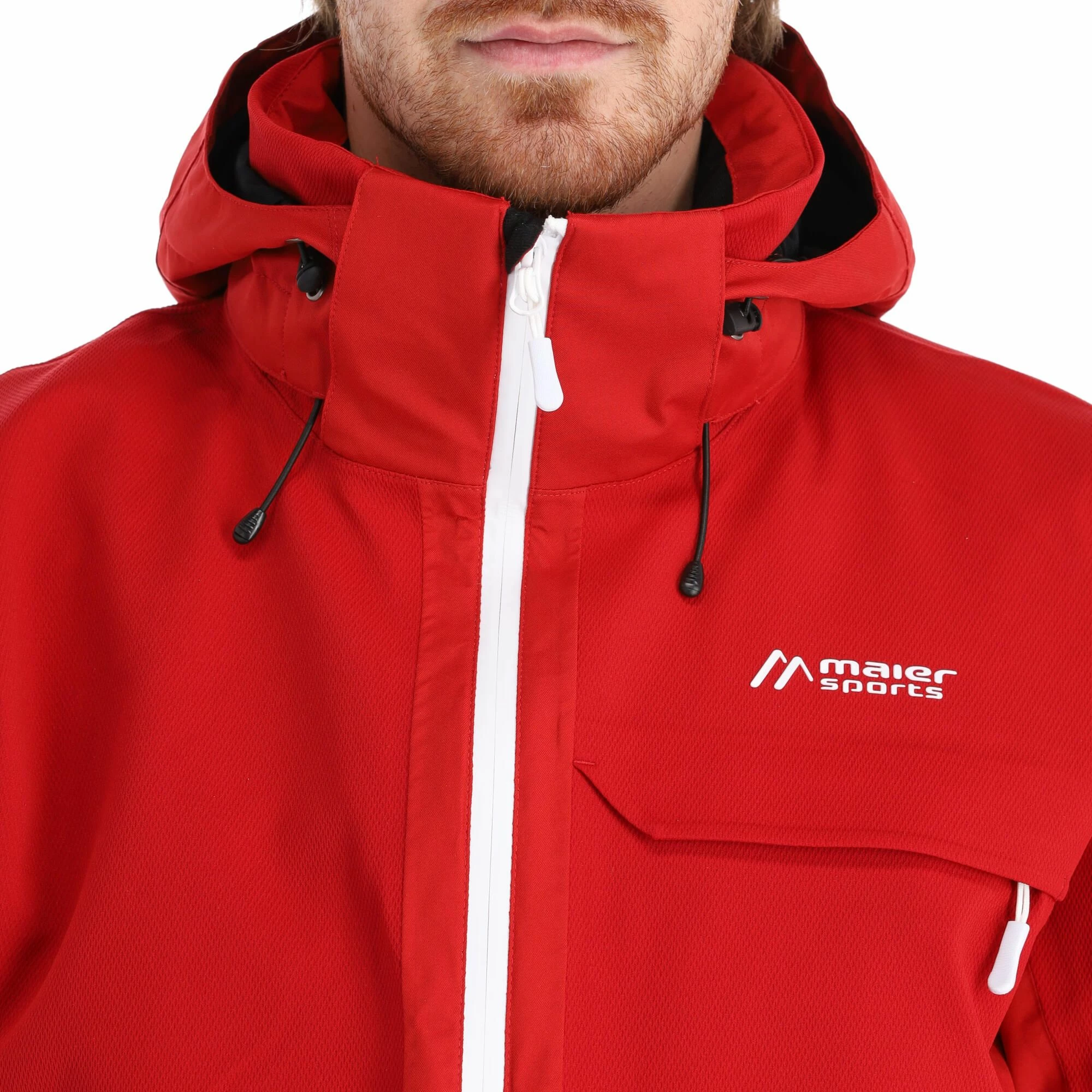 Maier Sports, Timo Ski-jas Heren Chili Pepper Rood 11 Maier Sports, Timo Ski-jas Heren Chili Pepper Rood - Afbeelding 9