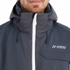 Maier Sports, Timo Ski-jas Heren Graphite Grijs -XUEFENG EXTREME OUTFIT maier sports timo aa jas gevoerd heren graphite grijs 22maier203v1 BI 10