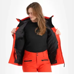 Peak Performance, Blackfire Jacket Ski-jas Dames Racing Rood -XUEFENG EXTREME OUTFIT peak performance blackfire jacket aa jas gevoerd dames racing rood AA21pea113b BI 06