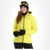 Peak Performance, Frost Ski Jacket Ski-jas Dames Citrine Geel -XUEFENG EXTREME OUTFIT peak performance frost ski jacket aa jas gevoerd dames citrine AA21pea115d BI 02 1