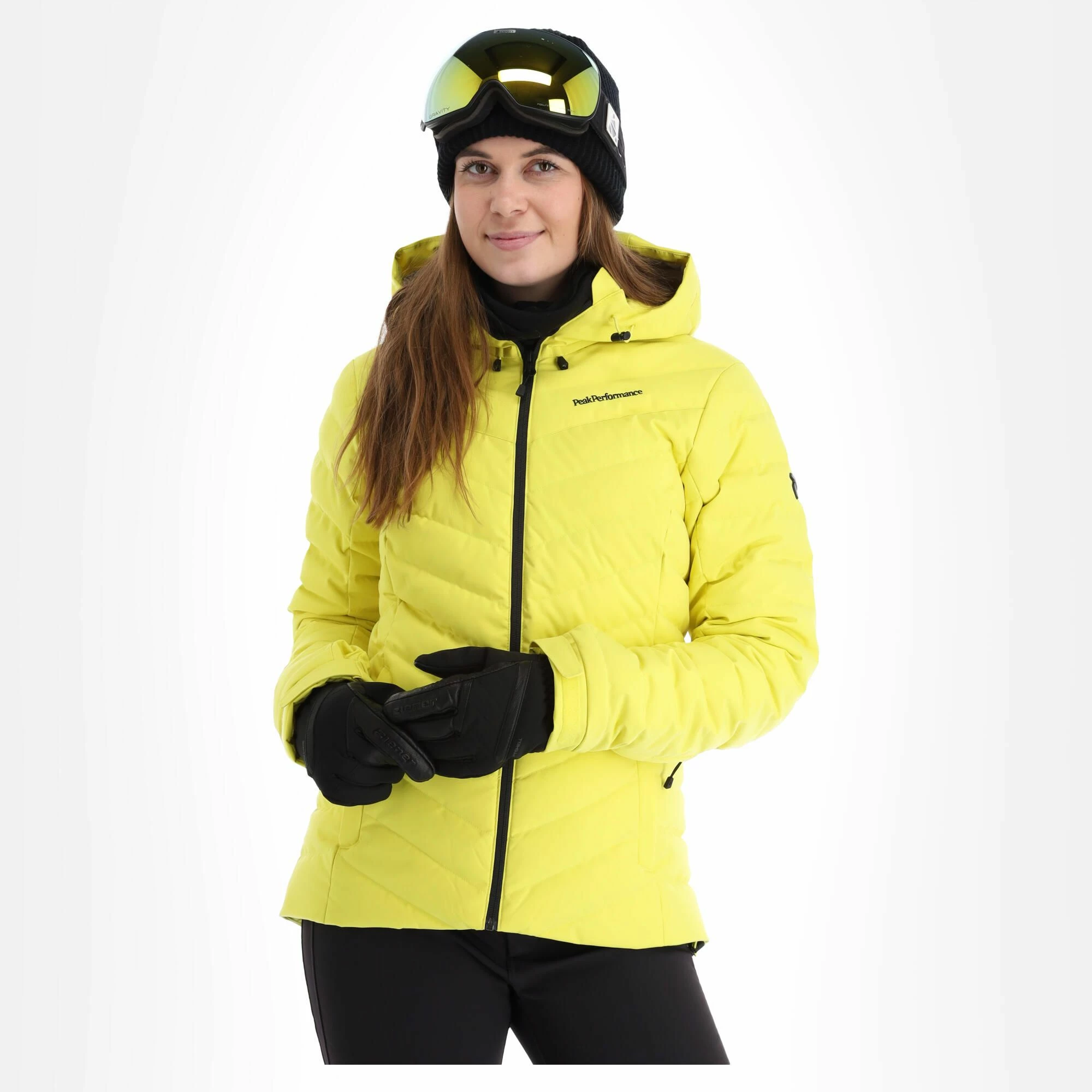 Peak Performance, Frost Ski Jacket Ski-jas Dames Citrine Geel 3 Peak Performance, Frost Ski Jacket Ski-jas Dames Citrine Geel