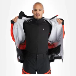 Peak Performance, Gravity Jacket Ski-jas Heren Racing Rood -XUEFENG EXTREME OUTFIT peak performance gravity jacket aa jas gevoerd heren racing rood AA11pea101b BI 05