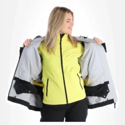 Peak Performance, Gravity Jacket Ski-jas Dames Citrine Geel 19 Peak Performance, Gravity Jacket Ski-jas Dames Citrine Geel -XUEFENG EXTREME OUTFIT peak performance gravity jacket ab hardshell jas loose fit dames AA21pea110b BI 05