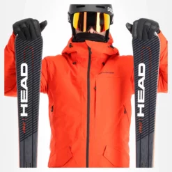 Peak Performance, Maroon Long Jacket Ski-jas Heren Racing Rood -XUEFENG EXTREME OUTFIT peak performance maroon long jacket aa jas gevoerd heren racing AA11pea105b BI 05