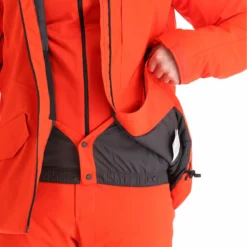 Peak Performance, Maroon Long Jacket Ski-jas Heren Racing Rood -XUEFENG EXTREME OUTFIT peak performance maroon long jacket aa jas gevoerd heren racing AA11pea105b BI 08