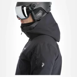 Peak Performance, Maroon Long Jacket Ski-jas Heren Zwart -XUEFENG EXTREME OUTFIT peak performance maroon long jacket aa jas gevoerd heren zwart AA11pea105a BI 05