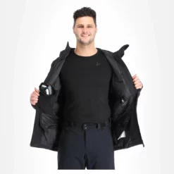 Peak Performance, Maroon Long Jacket Ski-jas Heren Zwart -XUEFENG EXTREME OUTFIT peak performance maroon long jacket aa jas gevoerd heren zwart AA11pea105a BI 06