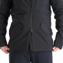 Peak Performance, Maroon Long Jacket Ski-jas Heren Zwart -XUEFENG EXTREME OUTFIT peak performance maroon long jacket aa jas gevoerd heren zwart AA11pea105a BI 11