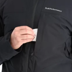 Peak Performance, Maroon Long Jacket Ski-jas Heren Zwart -XUEFENG EXTREME OUTFIT peak performance maroon long jacket aa jas gevoerd heren zwart AA11pea105a BI 12