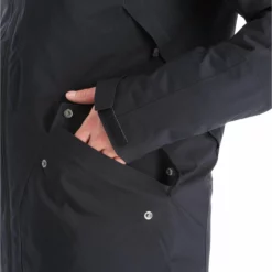 Peak Performance, Maroon Long Jacket Ski-jas Heren Zwart -XUEFENG EXTREME OUTFIT peak performance maroon long jacket aa jas gevoerd heren zwart AA11pea105a BI 13