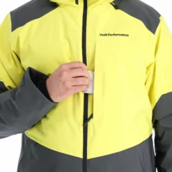 Peak Performance, Pact Jacket Ski-jas Heren Citrine Geel -XUEFENG EXTREME OUTFIT peak performance pact jacket aa jas gevoerd heren citrine geel AA11pea109c BI 08 1