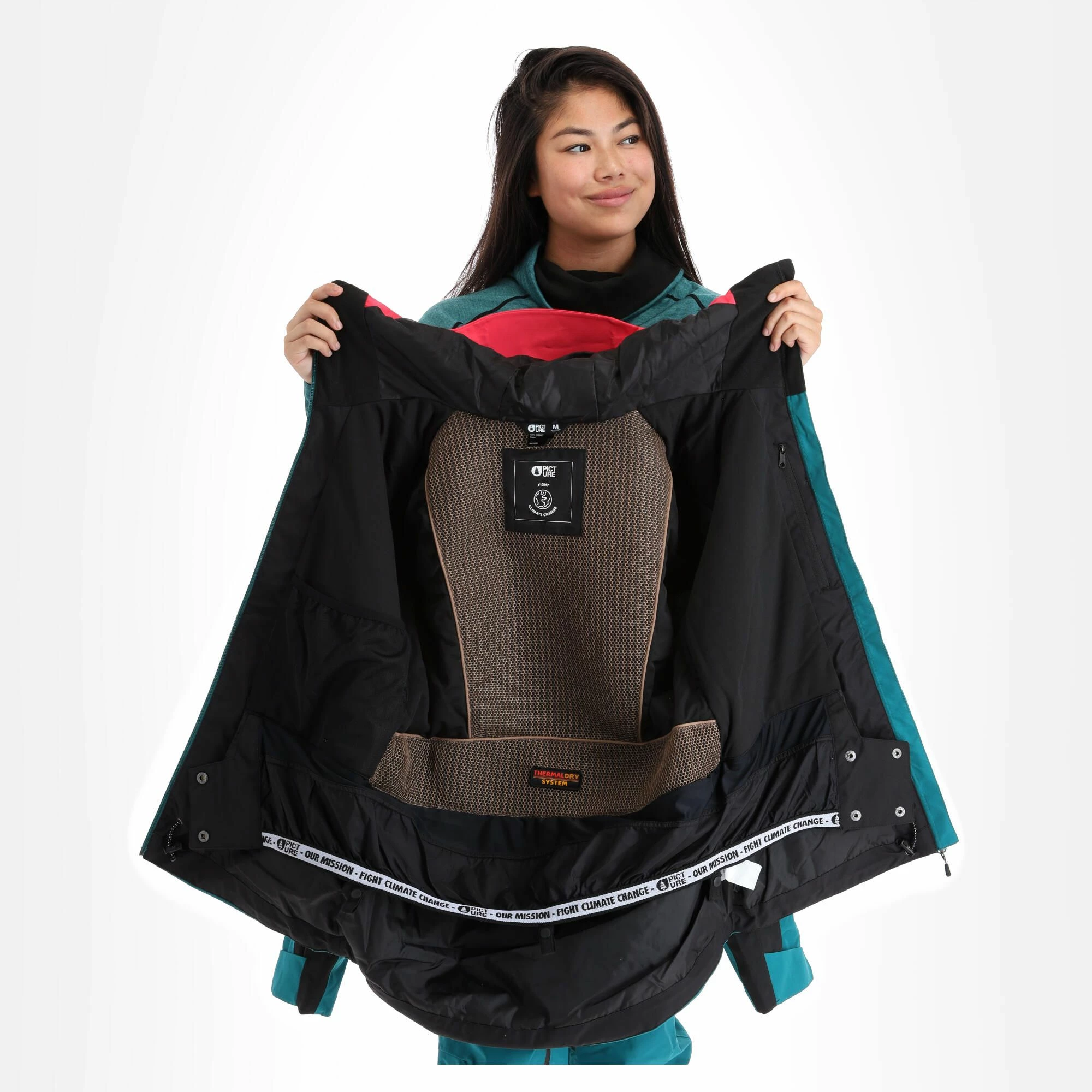 Picture, Exa Jkt Ski-jas Dames Dark Sea Blauw 7 Picture, Exa Jkt Ski-jas Dames Dark Sea Blauw - Afbeelding 5