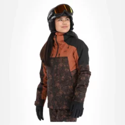 Picture, Exa Jkt Ski-jas Dames Iberis Print Bruin -XUEFENG EXTREME OUTFIT picture exa jkt aa jas gevoerd dames iberis print bruin 22pictu124v3 BI 04 1
